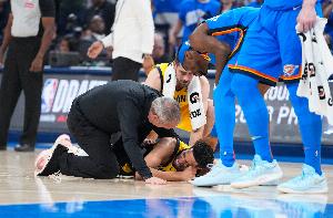 麥迪談哈利伯頓：我絕不會冒著缺席一年的風(fēng)險打球 比如跟腱斷裂配圖