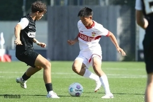官方：謝初筠離開斯圖加特U19隊 他正在參加土倫杯配圖
