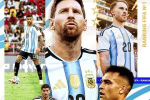 阿根廷被動(dòng)升FIFA第一!阿媒:過(guò)往有FIFA第一無(wú)法奪世界杯的魔咒配圖