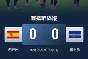 誰能想到？本屆世界杯首場(chǎng)0-0，竟是奪冠大熱西班牙vs新軍佛得角配圖