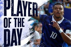 直播吧世界杯第20日MVP：姆巴佩當選！9場10球加冕淘汰賽射手王配圖