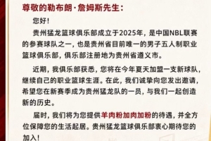 羊肉粉加肉加粉！貴州猛龍：這些理由 能打動詹姆斯加盟球隊嗎？配圖