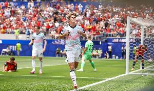 德凱特拉雷本屆世界杯打進3球，與其上賽季在31場意甲進球數(shù)相同配圖