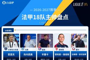 法甲18隊(duì)主帥盤點(diǎn)：12隊(duì)今夏換帥，創(chuàng)21世紀(jì)紀(jì)錄，誰能撼動(dòng)巴黎？配圖