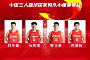 中國三人籃球亞運(yùn)會名單：劉千豪&馬典成領(lǐng)銜男隊(duì) 李文霞領(lǐng)銜女隊(duì)配圖