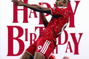 利物浦官方祝伊薩克27歲生日快樂，加盟以來出戰(zhàn)29場(chǎng)8球2助配圖